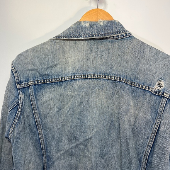 Able Light Blue Distressed Denim Jacket - Picture 8 of 14